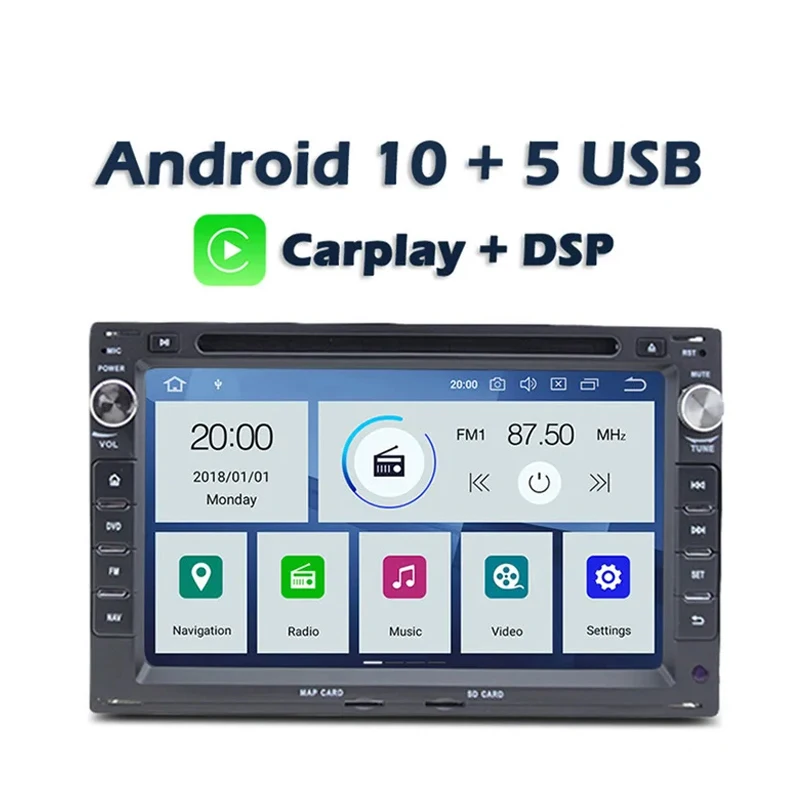 Carplay DSP IPS PX6 Android 10 4 ГБ + 64 ГБ Samochodowy odtwarzacz DVD GPS Map Radio Bluetooth Dla VW Jetta Bora Golf 4 Passat B5 1997-2009
Carplay DSP IPS PX6 Android 10 4 ГБ + 64 ГБ Samochodowy odtwarzacz DVD GPS Map Radio Bluetooth Dla VW Jetta Bora Golf 4 Passat B5 1997-2009