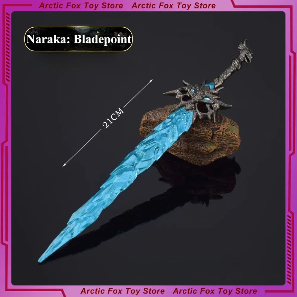 21cm Naraka: Bladepoint Ice Soul Long Sword Metal Weapon Cosplay Prop Model Peripherals Action Figure Birthday Gift Toys Kids
21cm Naraka: Bladepoint Ice Soul Long Sword Metal Weapon Cosplay Prop Model Peripherals Action Figure Birthday Gift Toys Kids