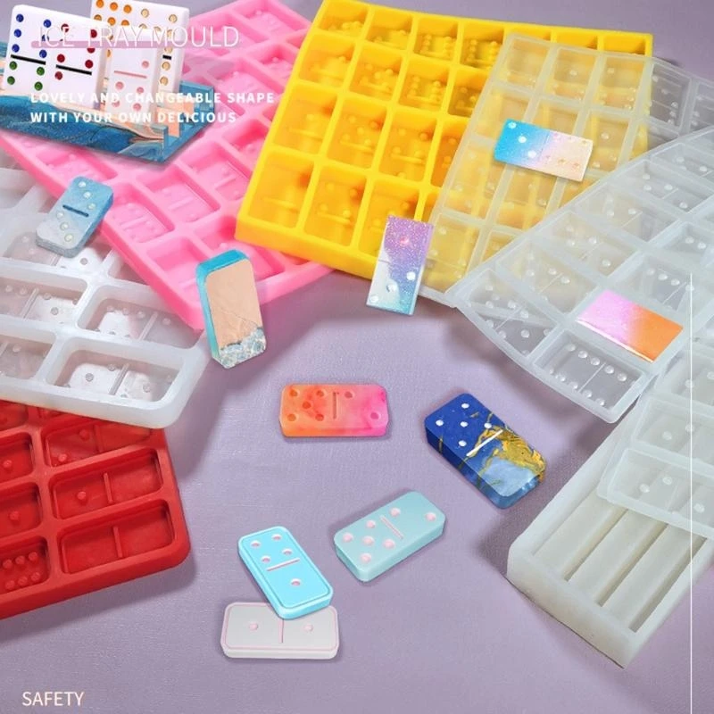 547F Профессиональные формы для домино для литья смолы, гигантские силиконовые формы для домино с 28 полостями, гибкие и формы
547F Профессиональные формы для домино для литья смолы, гигантские силиконовые формы для домино с 28 полостями, гибкие и формы