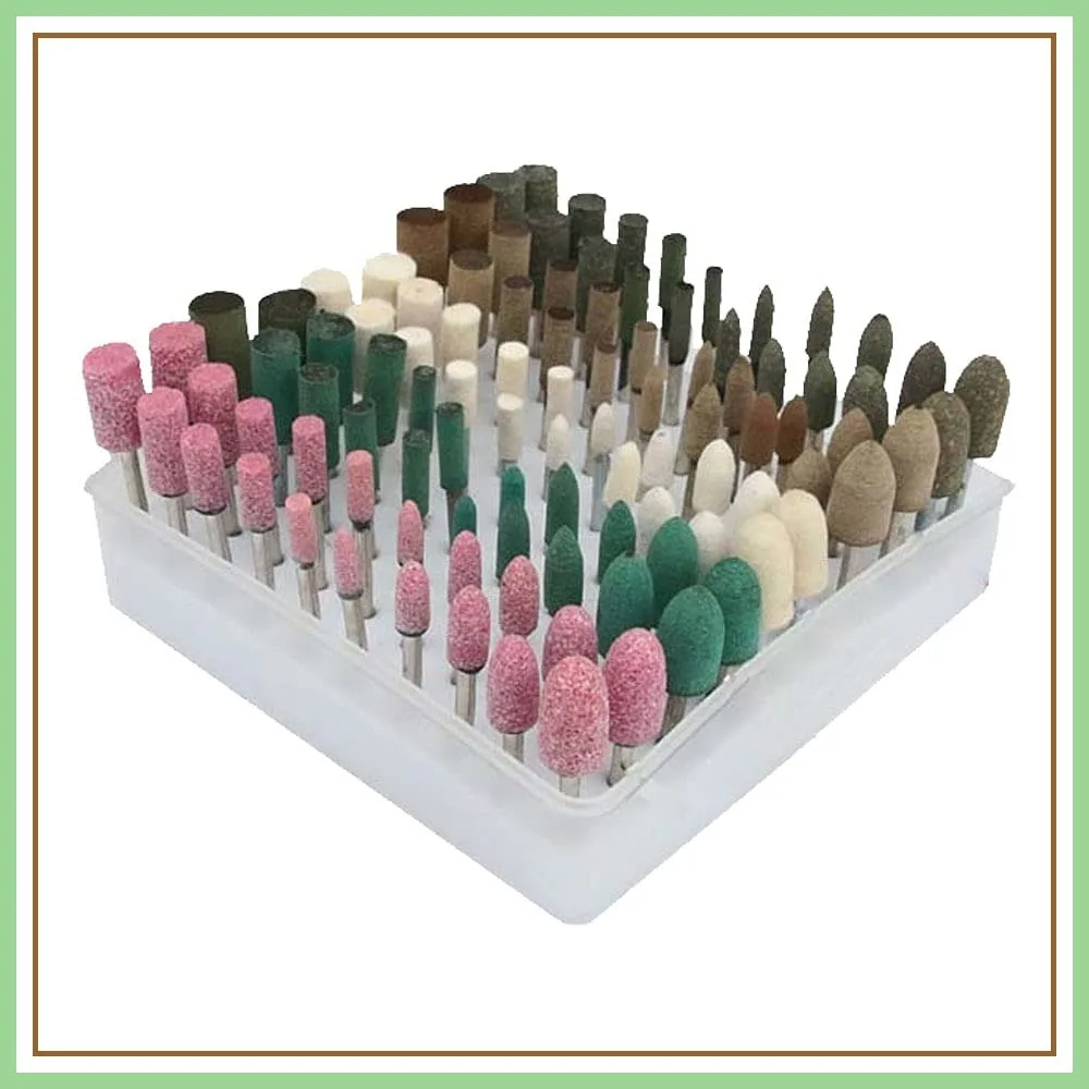 100 Pcs Assorted Shape Polishing Bits Buffing Wheel for Dremel Rotary Drill - Corundum Sand, Sesame, Cowhide, Rubber, Wool
100 Pcs Assorted Shape Polishing Bits Buffing Wheel for Dremel Rotary Drill - Corundum Sand, Sesame, Cowhide, Rubber, Wool
