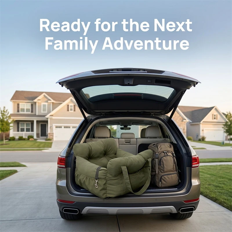 Non Slip Dog Car Seat Washable Pet Travel Bed Equipped With Safety Belt Comfort Safe Riding Cushion Suitable For Small Dogs Home
Non Slip Dog Car Seat Washable Pet Travel Bed Equipped With Safety Belt Comfort Safe Riding Cushion Suitable For Small Dogs Home