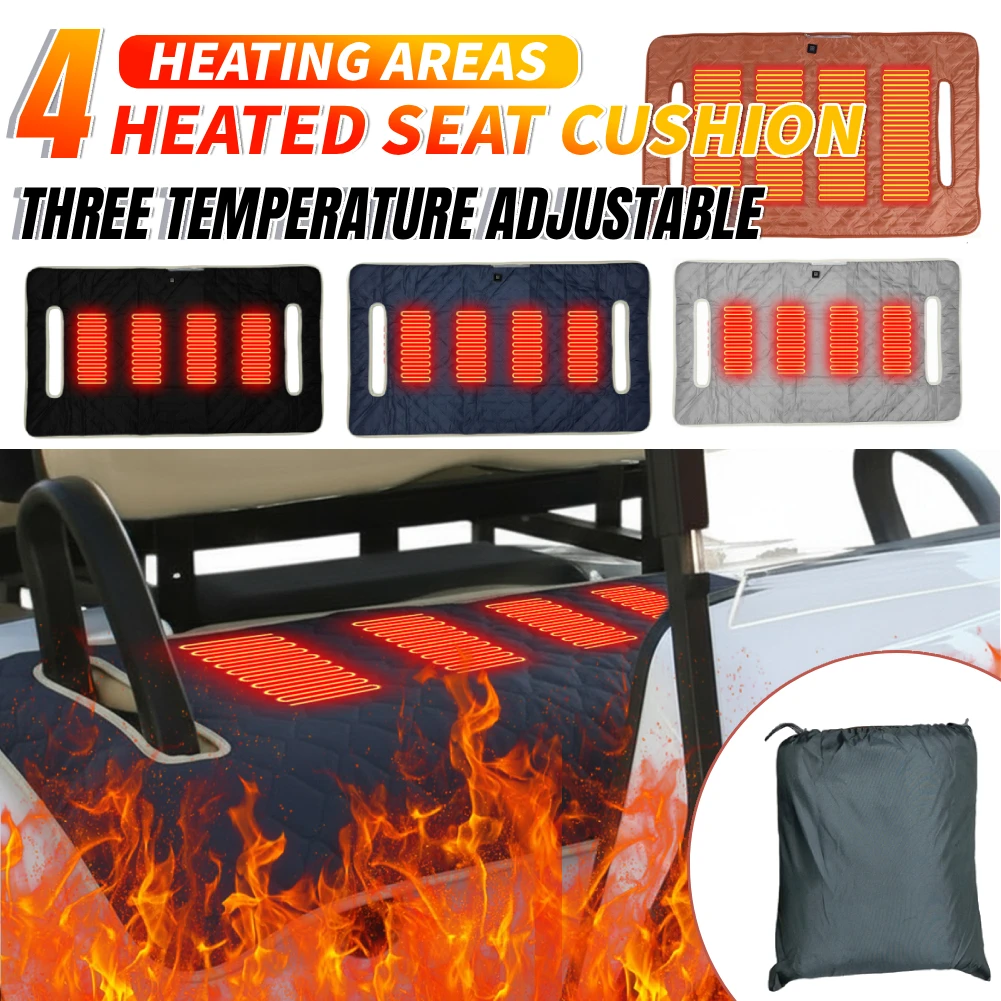 4 зоны обогрева, подушка с подогревом для гольф-кара, зимний обогревательный чехол для сиденья, морозостойкий, 3-уровневая температура для большинства гольф-каров
4 зоны обогрева, подушка с подогревом для гольф-кара, зимний обогревательный чехол для сиденья, морозостойкий, 3-уровневая температура для большинства гольф-каров