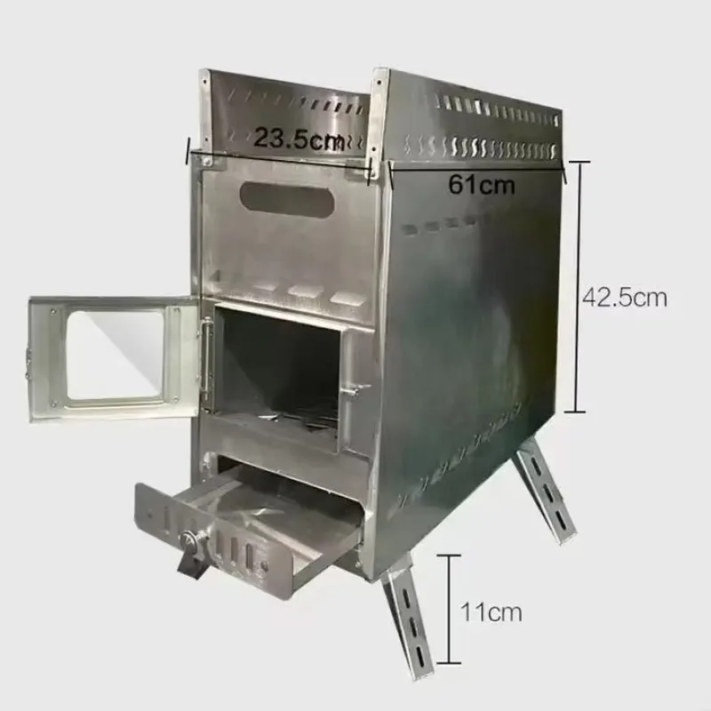 Outdoor Sauna Hot Tent Stove Stainless Steel Tent Stove Portable Camping Wood Stove for Dry Sauna Outdoor Cooking and Heating
Outdoor Sauna Hot Tent Stove Stainless Steel Tent Stove Portable Camping Wood Stove for Dry Sauna Outdoor Cooking and Heating