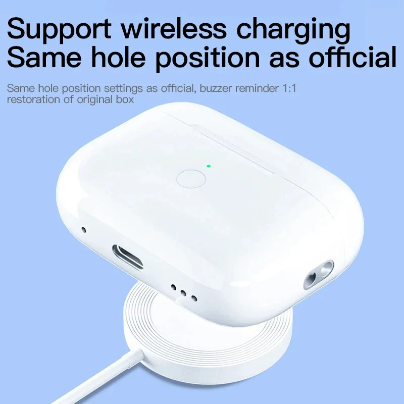 Bluetooth Headphone Wireless Charging Case For AirPods Pro 1 2 3 Charger Box Charging Compartment Replacement For AirPods 1&2
Bluetooth Headphone Wireless Charging Case For AirPods Pro 1 2 3 Charger Box Charging Compartment Replacement For AirPods 1&2
