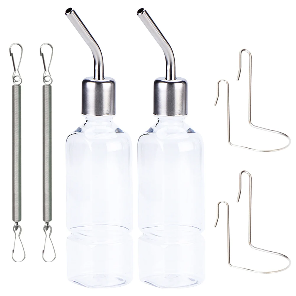 2Pcs Rabbit Drinking Bottle Hamster Water Dispenser Drip Free Plastic Small Animal Pet Feeder Cage Stainless Faucet Sealing Ring
2Pcs Rabbit Drinking Bottle Hamster Water Dispenser Drip Free Plastic Small Animal Pet Feeder Cage Stainless Faucet Sealing Ring