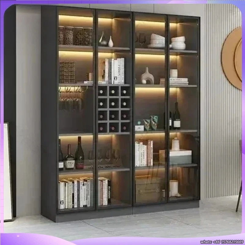 Glass Wine Cabinet with LED Lighting Temperature Control Storage Rack for Living Room Kitchen Bar Indoor Use Wall Mounted
Glass Wine Cabinet with LED Lighting Temperature Control Storage Rack for Living Room Kitchen Bar Indoor Use Wall Mounted