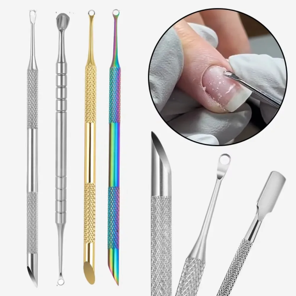 Double-ended Stainless Steel Remover Manicure Sticks Tool Bevelled Nail Grinding File Circle Beveled Head Cuticle Pusher
Double-ended Stainless Steel Remover Manicure Sticks Tool Bevelled Nail Grinding File Circle Beveled Head Cuticle Pusher