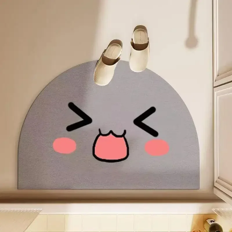 Cartoon soft diatom mud floor mat, bathroom bathroom door water absorption, non-slip and quick-drying household door floor mat
Cartoon soft diatom mud floor mat, bathroom bathroom door water absorption, non-slip and quick-drying household door floor mat