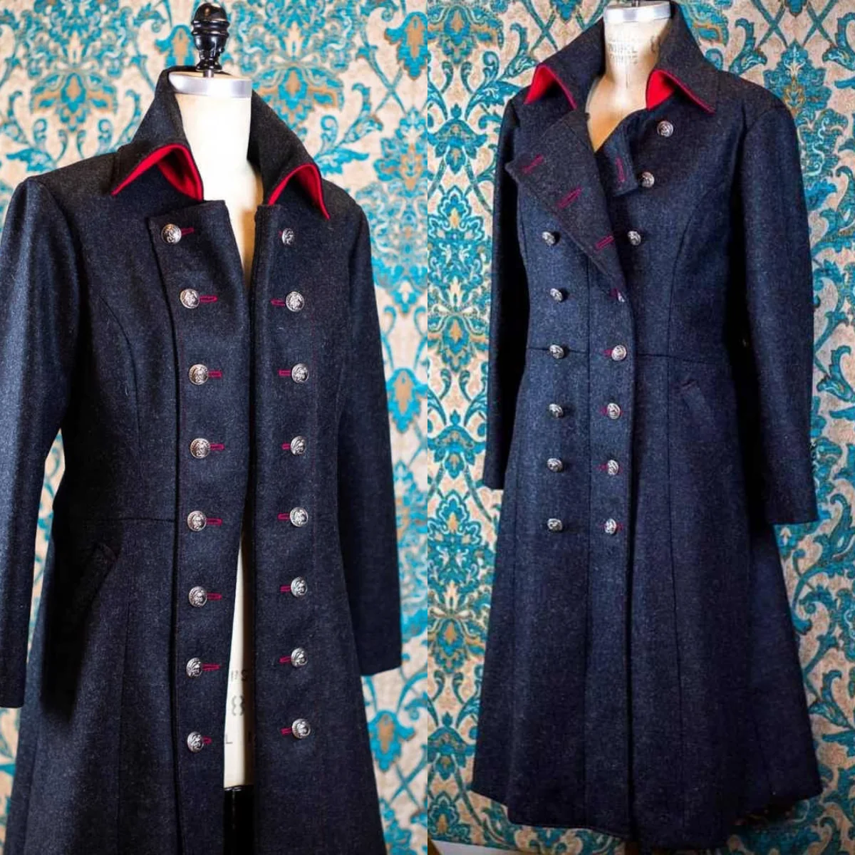 Vintage Double Breasted Long Coat Long Sleeve Wool Blend Outwear For Men Autumn Winter Thick Customized Overcoat 
Vintage Double Breasted Long Coat Long Sleeve Wool Blend Outwear For Men Autumn Winter Thick Customized Overcoat