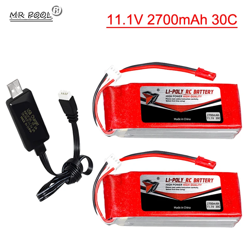 3S 11,1 V 2700mAh 30C Lipo батарея JST разъем с USB-кабелем для маховика FT012 батарея для лодки Huanqi 734 автомобили с дистанционным управлением
3S 11,1 V 2700mAh 30C Lipo батарея JST разъем с USB-кабелем для маховика FT012 батарея для лодки Huanqi 734 автомобили с дистанционным управлением