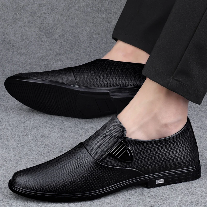 Men's Breathable Leather Shoes Black Soft Leather Soft Bottom Spring And Autumn Man Men Business Formal Wedding Wear Casual Shoe
Men's Breathable Leather Shoes Black Soft Leather Soft Bottom Spring And Autumn Man Men Business Formal Wedding Wear Casual Shoe