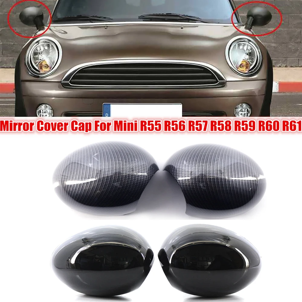 2x Rearview Mirror Cover Carbon Fiber Glossy Black 51162754913 51162754914 For Mini R55 R56 R57 R58 R59 R60 R61 Manual Folding
2x Rearview Mirror Cover Carbon Fiber Glossy Black 51162754913 51162754914 For Mini R55 R56 R57 R58 R59 R60 R61 Manual Folding
