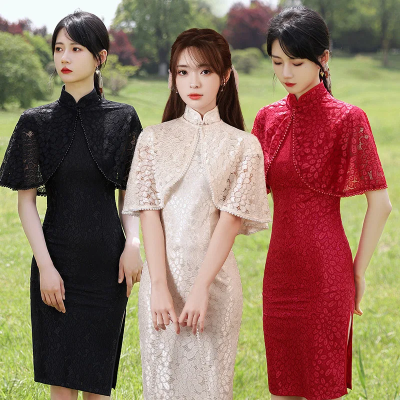 Spring 2024 New Sle qi Xuan Improved Daily Lace istone awl Ba Home Wedding Dr Women's Traditional Costume
Spring 2024 New Sle qi Xuan Improved Daily Lace istone awl Ba Home Wedding Dr Women's Traditional Costume