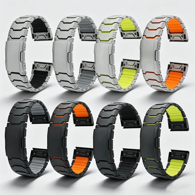 26mm Titanium Strap For Garmin Fenix 8 / 7X Pro / 6X 5X / Tactix 8 / Enduro Quick Fit Watchband Lightweight Elastic Metal Band
26mm Titanium Strap For Garmin Fenix 8 / 7X Pro / 6X 5X / Tactix 8 / Enduro Quick Fit Watchband Lightweight Elastic Metal Band