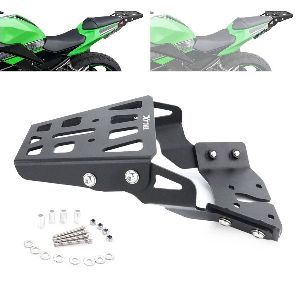 Motorcycle Rear Rack Tail Rear Luggage Carrier Rack Luggage Holder Aluminum Black Bracket Ninja300 2013 2014 2015 For Kawasaki
Motorcycle Rear Rack Tail Rear Luggage Carrier Rack Luggage Holder Aluminum Black Bracket Ninja300 2013 2014 2015 For Kawasaki