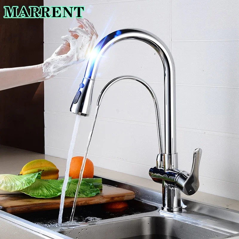 Chrome Touch Filter Kitchen Faucets Hot Cold Pull Out Kitchen Sink Mixer Tap Quality Brass Sensor Touch Filter Kitchen Faucet
Chrome Touch Filter Kitchen Faucets Hot Cold Pull Out Kitchen Sink Mixer Tap Quality Brass Sensor Touch Filter Kitchen Faucet
