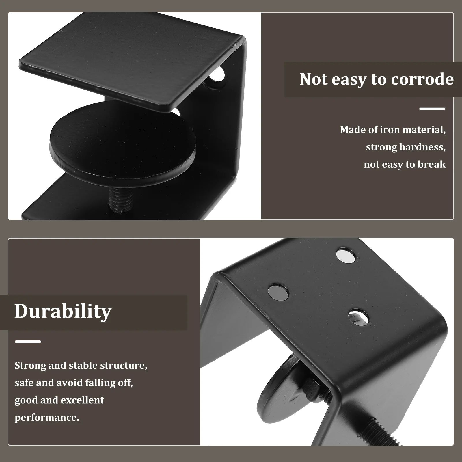 2Pcs Floating Shelf Brackets Iron Wall Mount Support Holders Stable Structure Long Lasting Use Practical Display
2Pcs Floating Shelf Brackets Iron Wall Mount Support Holders Stable Structure Long Lasting Use Practical Display