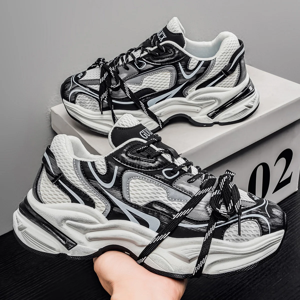 Новинка 2026: Мужские кроссовки на платформе с увеличенной высотой — модные повседневные спортивные кеды для молодежи на весну-осень
Новинка 2026: Мужские кроссовки на платформе с увеличенной высотой — модные повседневные спортивные кеды для молодежи на весну-осень