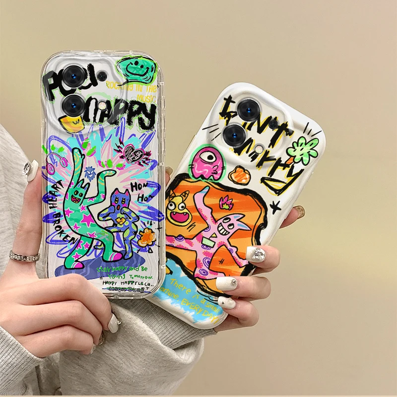 Funny Cartoon Doodle Monster Phone Case For Redmi Note 13 12 11 ProPlus 10 9 Pro 14C 13C 12C 10C A4 K70 Non-Slip Dustproof Cover
Funny Cartoon Doodle Monster Phone Case For Redmi Note 13 12 11 ProPlus 10 9 Pro 14C 13C 12C 10C A4 K70 Non-Slip Dustproof Cover