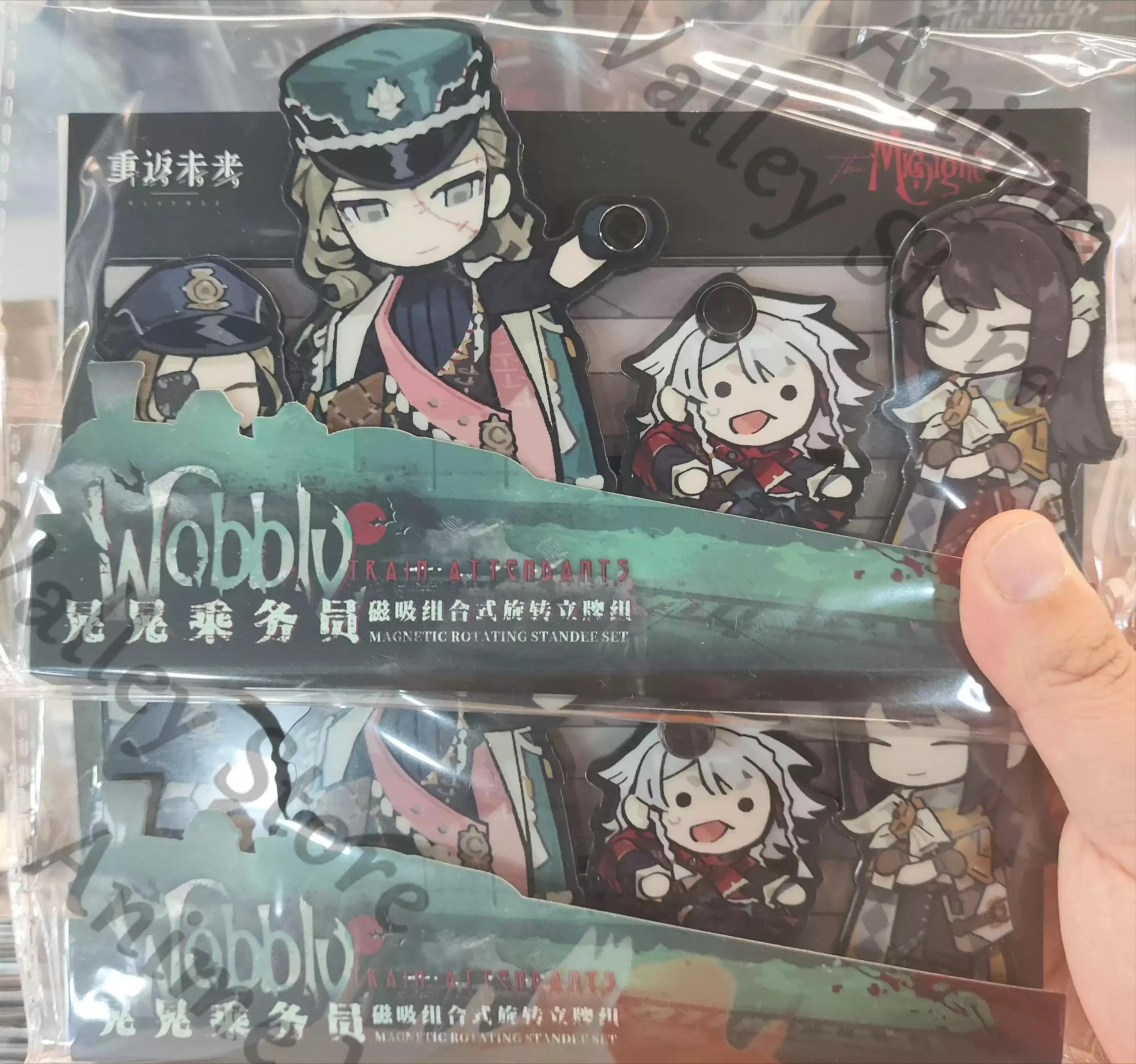 Genuine Anime Reverse:1999 Rubuska Corvus Cosplay Swaying Trainman Acrylic Magnet Standing Sign Cartoon Revolve Figure Stand
Genuine Anime Reverse:1999 Rubuska Corvus Cosplay Swaying Trainman Acrylic Magnet Standing Sign Cartoon Revolve Figure Stand