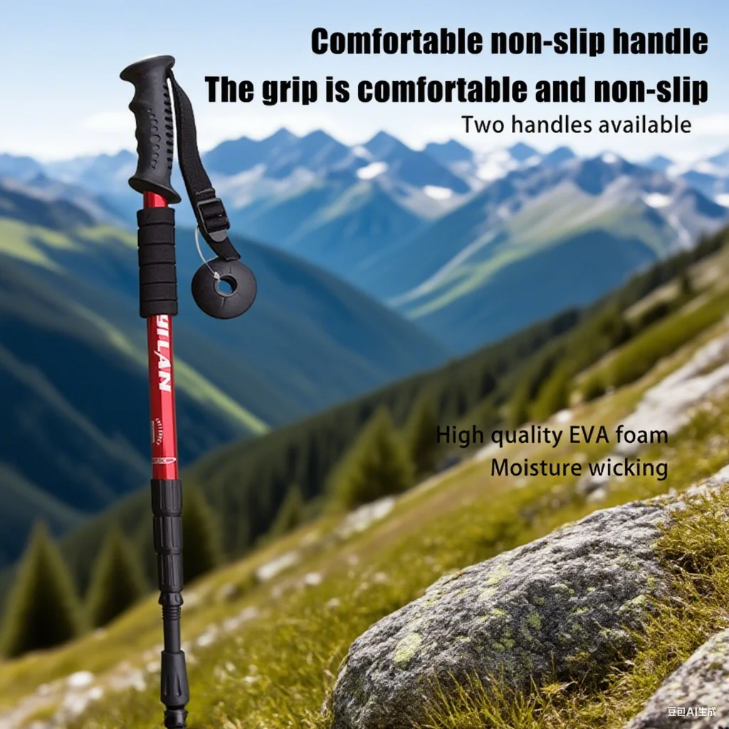 4-секционная треккинговая палка из алюминиевого сплава с прямой ручкой, телескопическая палка для прогулок на открытом воздухе, телескопическая палка для кемпинга, альпинизма, треккинга
4-секционная треккинговая палка из алюминиевого сплава с прямой ручкой, телескопическая палка для прогулок на открытом воздухе, телескопическая палка для кемпинга, альпинизма, треккинга