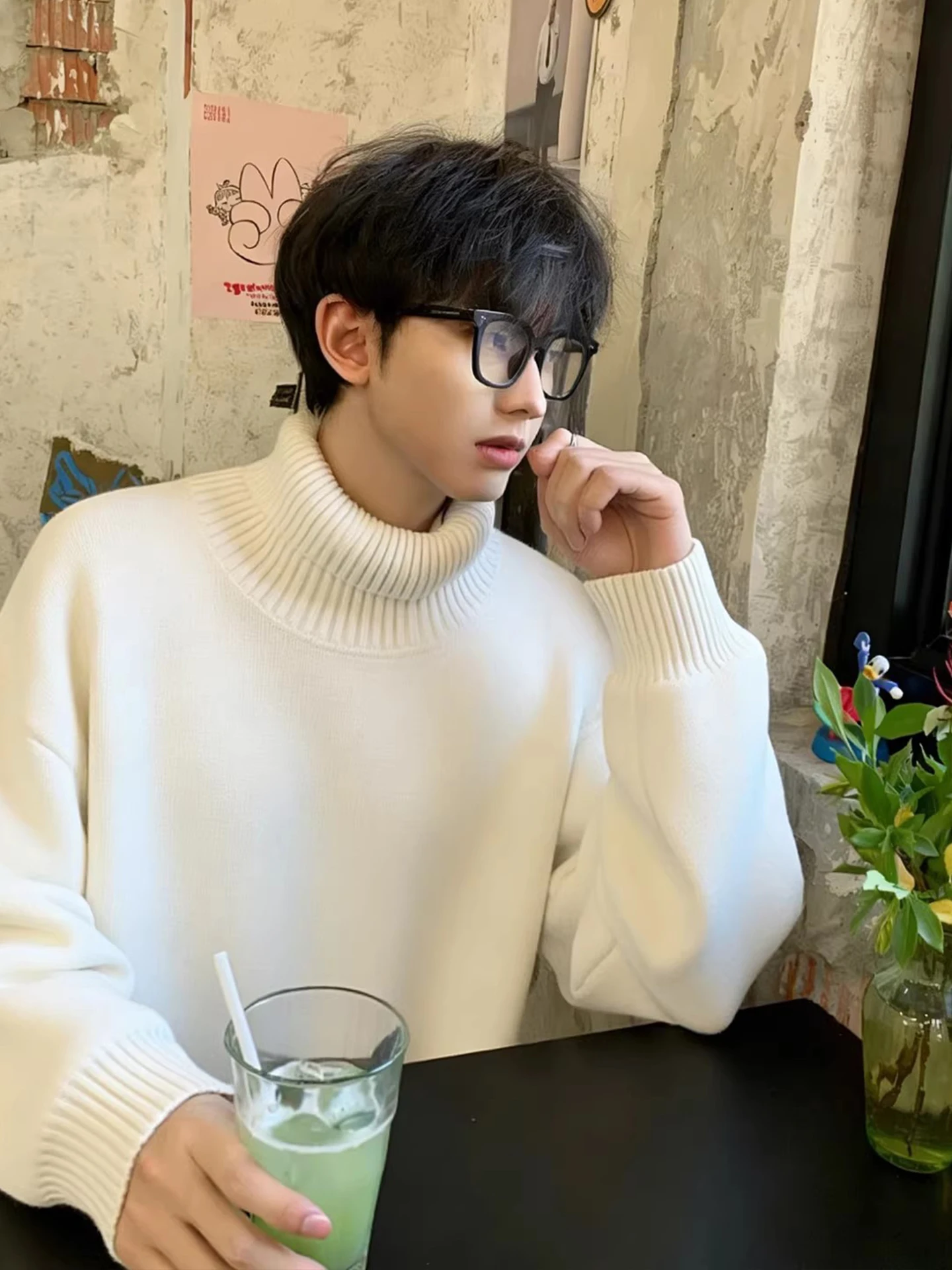 Мужской свитер Cleanfit с высоким воротником и флисовой подкладкой, зимняя теплая одежда, мягкая шерстяная рубашка, утепленный базовый слой
Мужской свитер Cleanfit с высоким воротником и флисовой подкладкой, зимняя теплая одежда, мягкая шерстяная рубашка, утепленный базовый слой