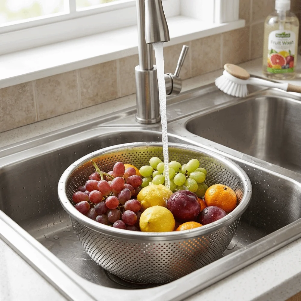 3Pcs Rustless Steel Draining Basket Thickened Anti-collision Basin Wall Vegetable Colander Set Seamless Polishing
3Pcs Rustless Steel Draining Basket Thickened Anti-collision Basin Wall Vegetable Colander Set Seamless Polishing