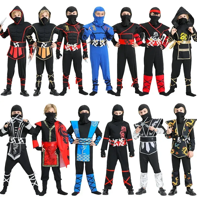 2025 New Kids Halloween Costumes Boys Dragon Ninja Costume Girls Warrior Cosplay Carnival Purim Party Fancy Dress Up Child Ni AA
2025 New Kids Halloween Costumes Boys Dragon Ninja Costume Girls Warrior Cosplay Carnival Purim Party Fancy Dress Up Child Ni AA