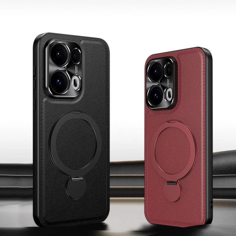Anti-Drop Leather Shockproof Silicone Phone Case For OPPO Reno 14 13 Pro 5G Magnetic Wireless Charging Metal Holder Cover Cases
Anti-Drop Leather Shockproof Silicone Phone Case For OPPO Reno 14 13 Pro 5G Magnetic Wireless Charging Metal Holder Cover Cases