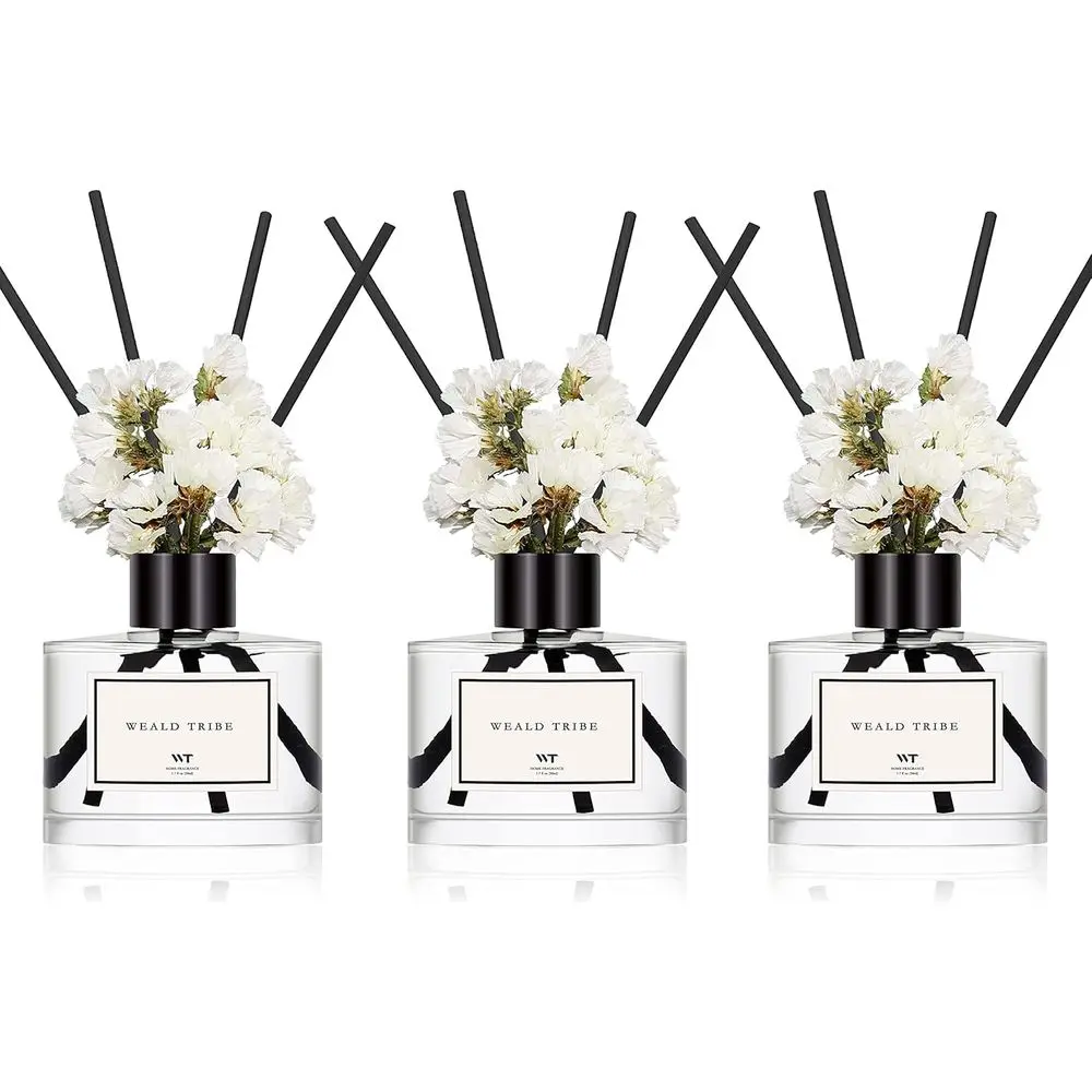 Set of 3 Reed Diffusers: Linen/Ocean/Eucalyptus & Mint Scents, 1.7 oz Each, 12 Sticks for Home Fragrance and Shelf Decor
Set of 3 Reed Diffusers: Linen/Ocean/Eucalyptus & Mint Scents, 1.7 oz Each, 12 Sticks for Home Fragrance and Shelf Decor