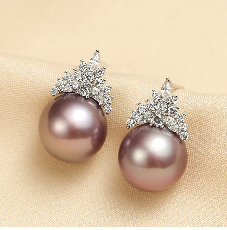 Bilincolor Silver Purple Freshwater Pearl Earrings For Gift or Party
Bilincolor Silver Purple Freshwater Pearl Earrings For Gift or Party