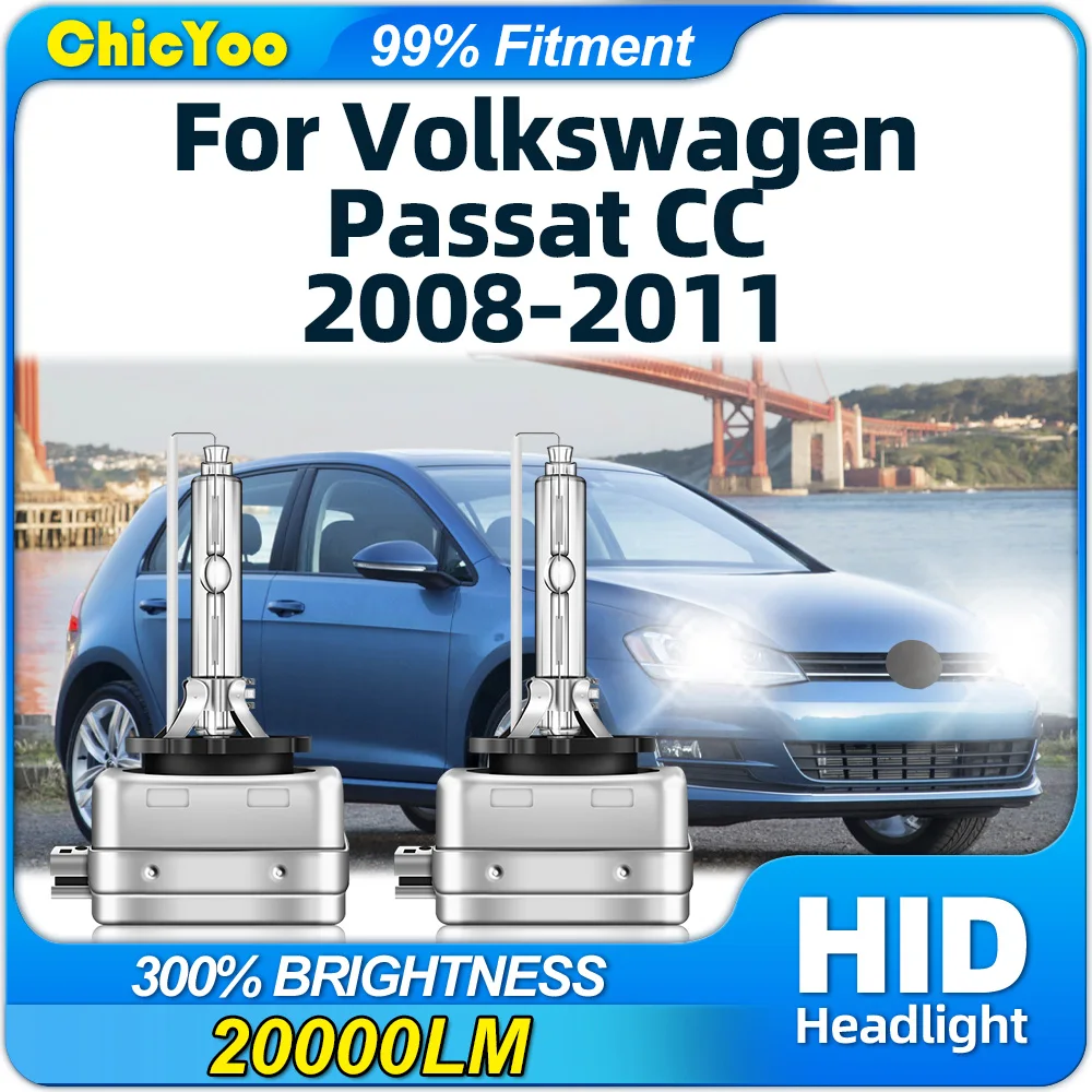 2Pcs D1S Xenon Headlight Bulbs 20000LM Auto Lamps 12V HID Xenon Car Lights 6000K For Volkswagen Passat CC 2008 2009 2010 2011
2Pcs D1S Xenon Headlight Bulbs 20000LM Auto Lamps 12V HID Xenon Car Lights 6000K For Volkswagen Passat CC 2008 2009 2010 2011