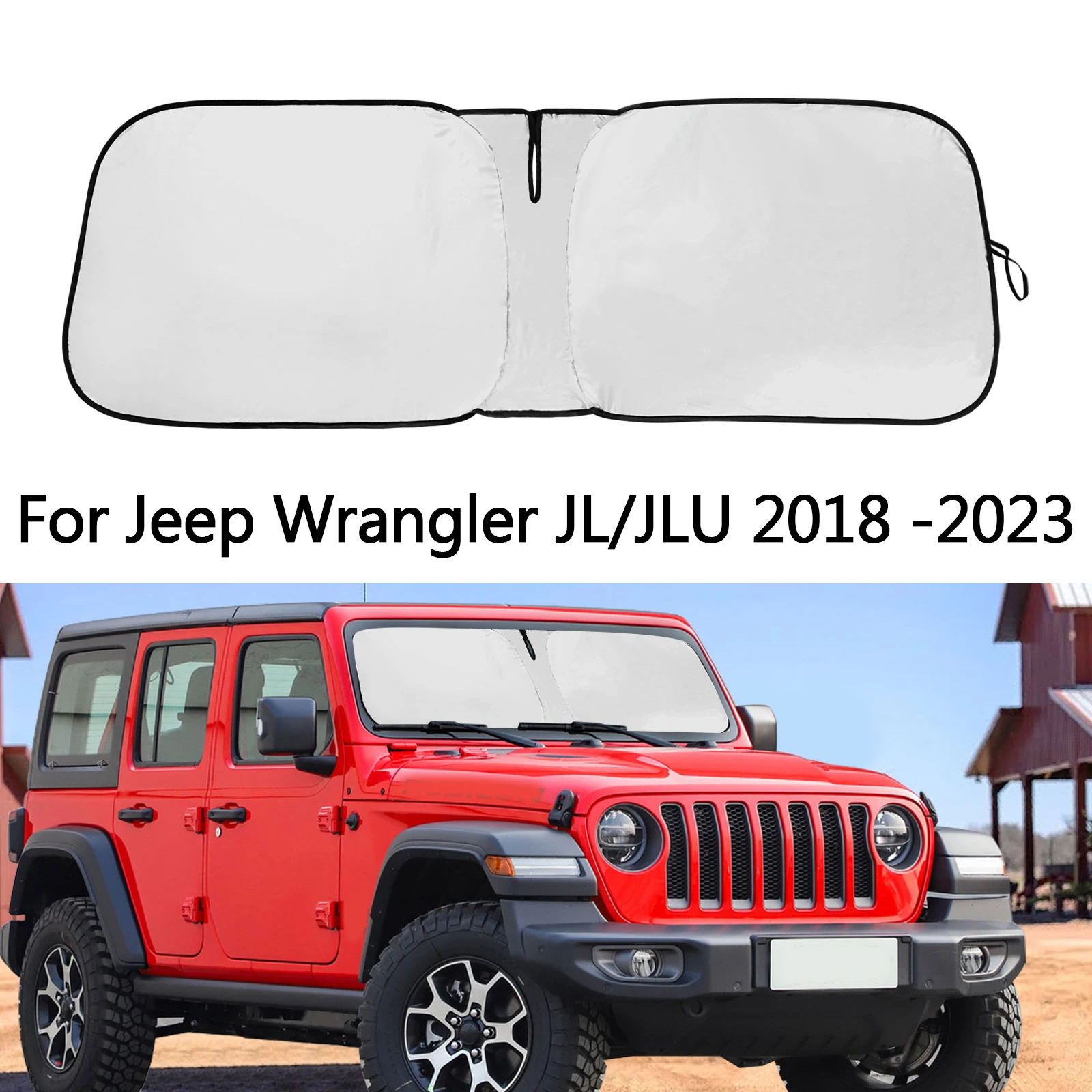 Car Windshield Sun Shade UV Block Shield Cover Protector For Jeep Wrangler JL/JLU 2018 2019 2020 2021 2022 2023 Car Accessories
Car Windshield Sun Shade UV Block Shield Cover Protector For Jeep Wrangler JL/JLU 2018 2019 2020 2021 2022 2023 Car Accessories