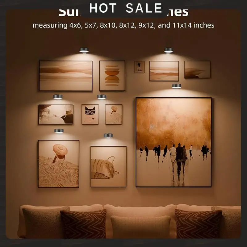 24-Hour Delivery 3-Pack Picture Light Remote And Dimmable Timer Art Display Light For Picture Artworking Frame Portrait
24-Hour Delivery 3-Pack Picture Light Remote And Dimmable Timer Art Display Light For Picture Artworking Frame Portrait