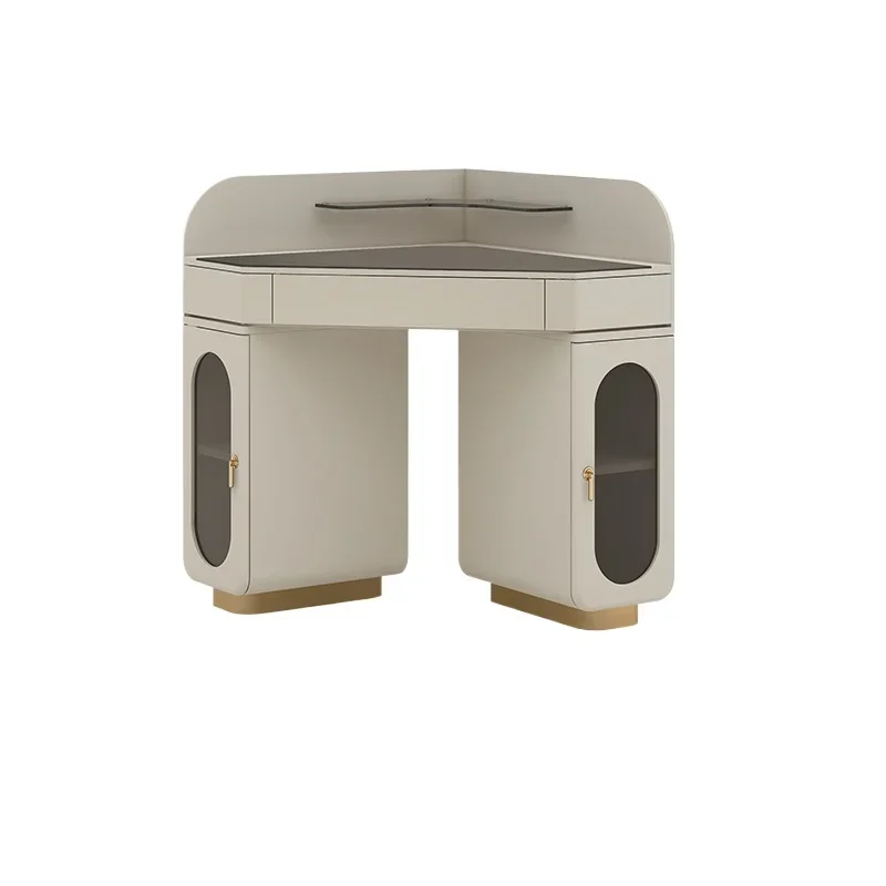 Bedroom corner dressing table, modern simple light luxury Internet celebrity corner storage cabinet
Bedroom corner dressing table, modern simple light luxury Internet celebrity corner storage cabinet