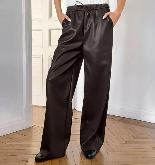 Autumn and Winter Fashion Sexy Temperament Gray Velvet Matte Leather Pants Retro High-End High Waisted Women's Casual Pants
Autumn and Winter Fashion Sexy Temperament Gray Velvet Matte Leather Pants Retro High-End High Waisted Women's Casual Pants