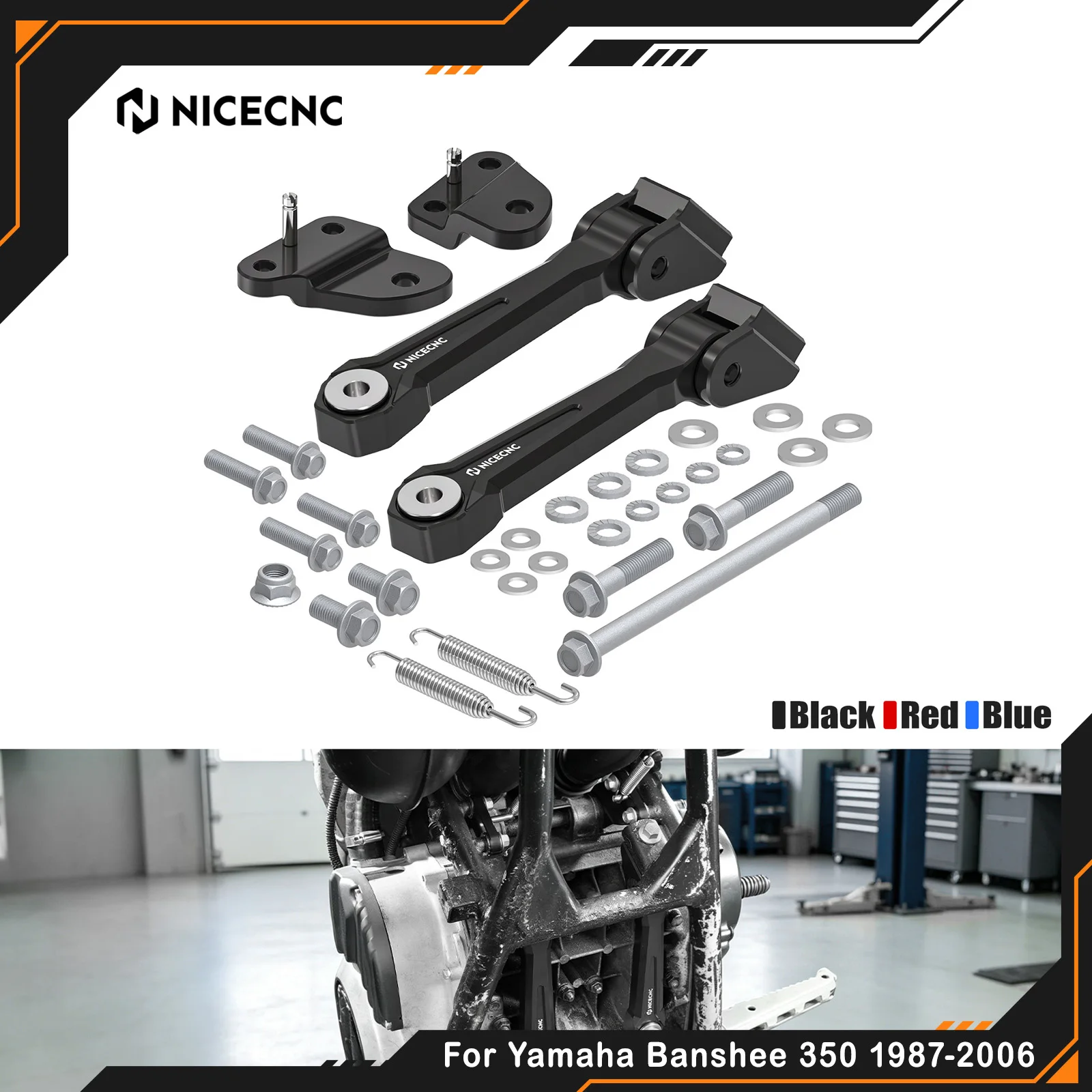 NICECNC ATV Motor Mounts Set For Yamaha Banshee 350 YFZ350 1987-2006 Replaces 2GU-21314-00-00 Aluminum Complete Mounting Kit
NICECNC ATV Motor Mounts Set For Yamaha Banshee 350 YFZ350 1987-2006 Replaces 2GU-21314-00-00 Aluminum Complete Mounting Kit