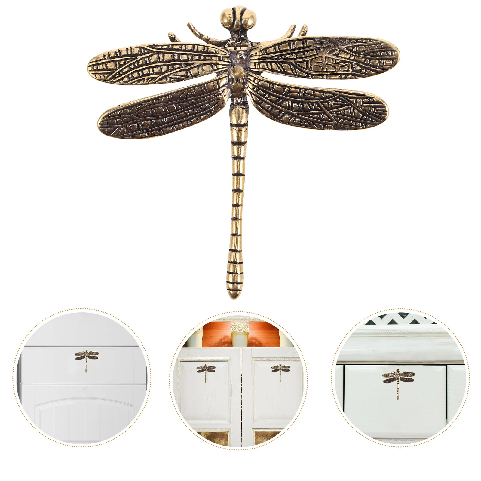 Dragonfly Handle Cabinet Knobs Brass Drawer Handles Cupboard Golden Decorative Dresser
Dragonfly Handle Cabinet Knobs Brass Drawer Handles Cupboard Golden Decorative Dresser