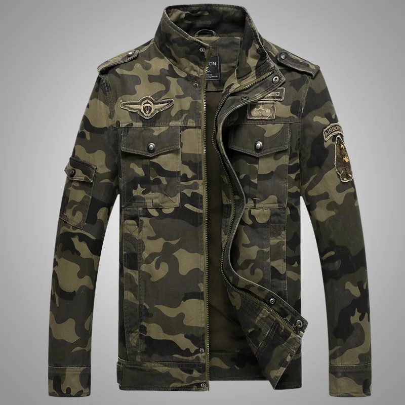 Bomber Jacket Men Fashion Casual Windbreaker Jacket Coat Men Spring and Autumn New Hot Outwear Stand Slim Military Embroidery
Bomber Jacket Men Fashion Casual Windbreaker Jacket Coat Men Spring and Autumn New Hot Outwear Stand Slim Military Embroidery