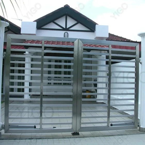 Simple Modern Metal Main Front Gates Design House Outdoor Driveway Automatic Aluminum Sliding Fold Gate
Simple Modern Metal Main Front Gates Design House Outdoor Driveway Automatic Aluminum Sliding Fold Gate