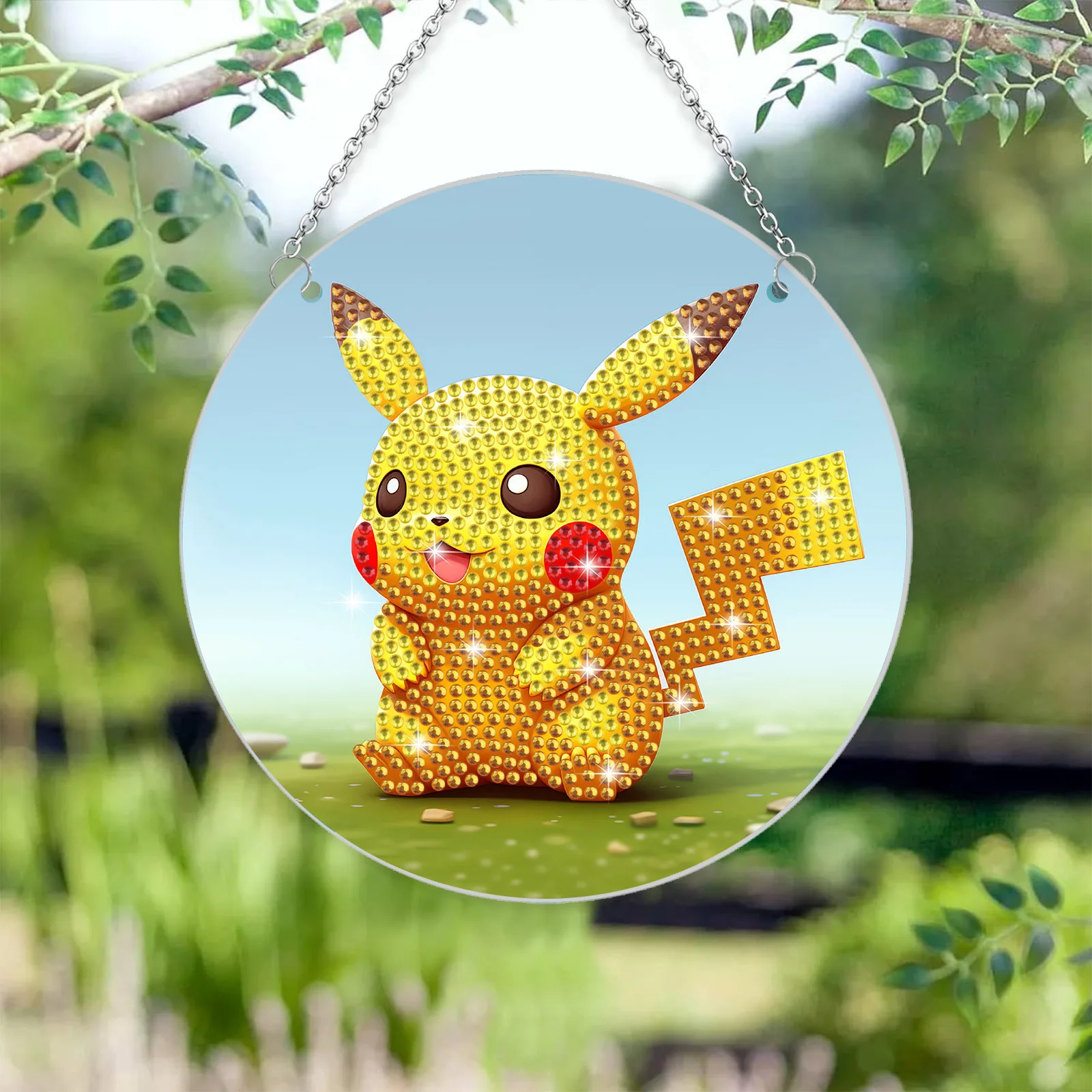 Pikachu DIY Diamond Painting Ornaments Acrylic Pendant Originality handiwork Child Point Drill Diamond Paint Ornament Pendant
Pikachu DIY Diamond Painting Ornaments Acrylic Pendant Originality handiwork Child Point Drill Diamond Paint Ornament Pendant