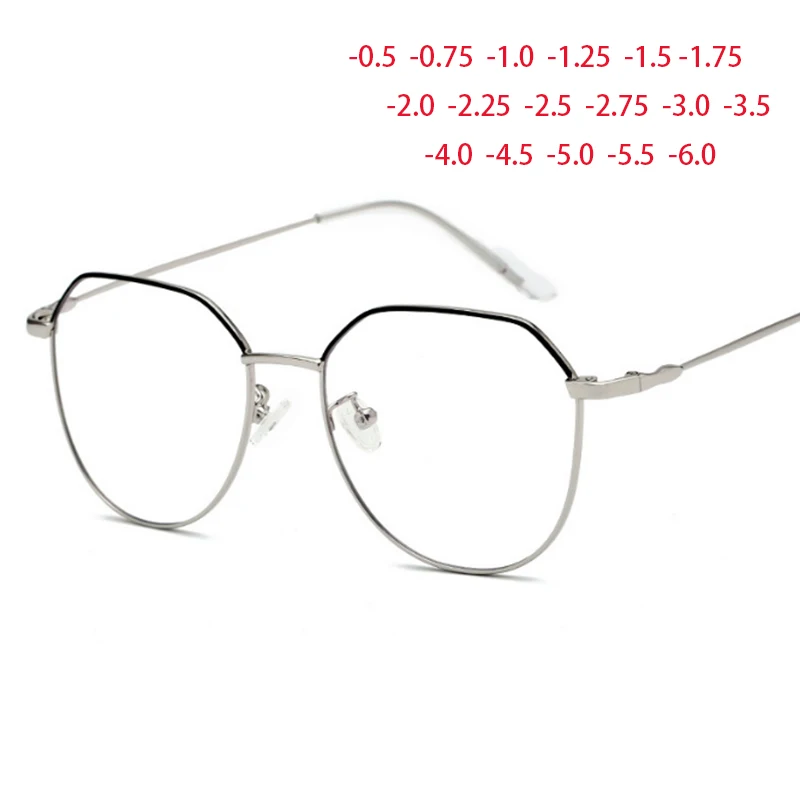 Big Frame Anti Blue Light Polygon Computer Glasses Women Metal Retro Nearsighted Spectacles Prescription 0 -0.5 -0.75 To -6.0
Big Frame Anti Blue Light Polygon Computer Glasses Women Metal Retro Nearsighted Spectacles Prescription 0 -0.5 -0.75 To -6.0