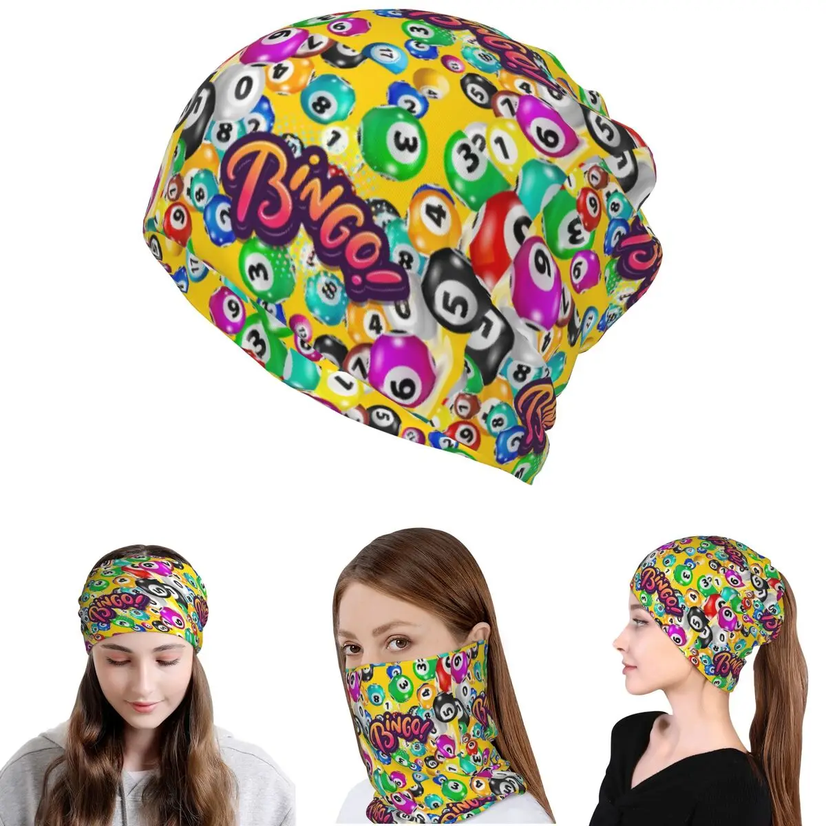 Funny Bingo Game Bandana Neck Cover Wrap Mask Scarf Multi-use Balaclava Beanies Hat for Men Women Adult All Season
Funny Bingo Game Bandana Neck Cover Wrap Mask Scarf Multi-use Balaclava Beanies Hat for Men Women Adult All Season