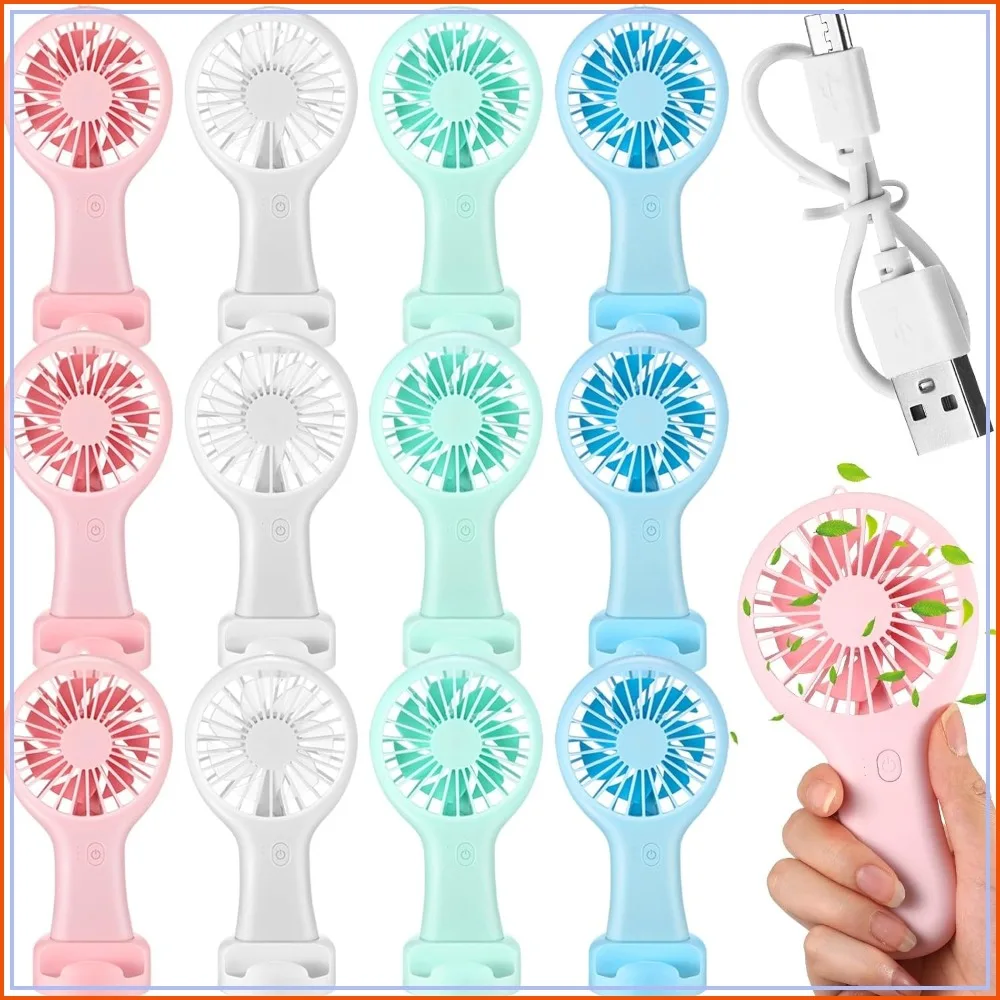 12 Pcs Mini Handheld Fan Bulk 3 Speed USB Battery Operated Small Portable Pocket Fan with Cable and Base Quiet for Summer Camping Travel (Vibrant Colors)
12 Pcs Mini Handheld Fan Bulk 3 Speed USB Battery Operated Small Portable Pocket Fan with Cable and Base Quiet for Summer Camping Travel (Vibrant Colors)
