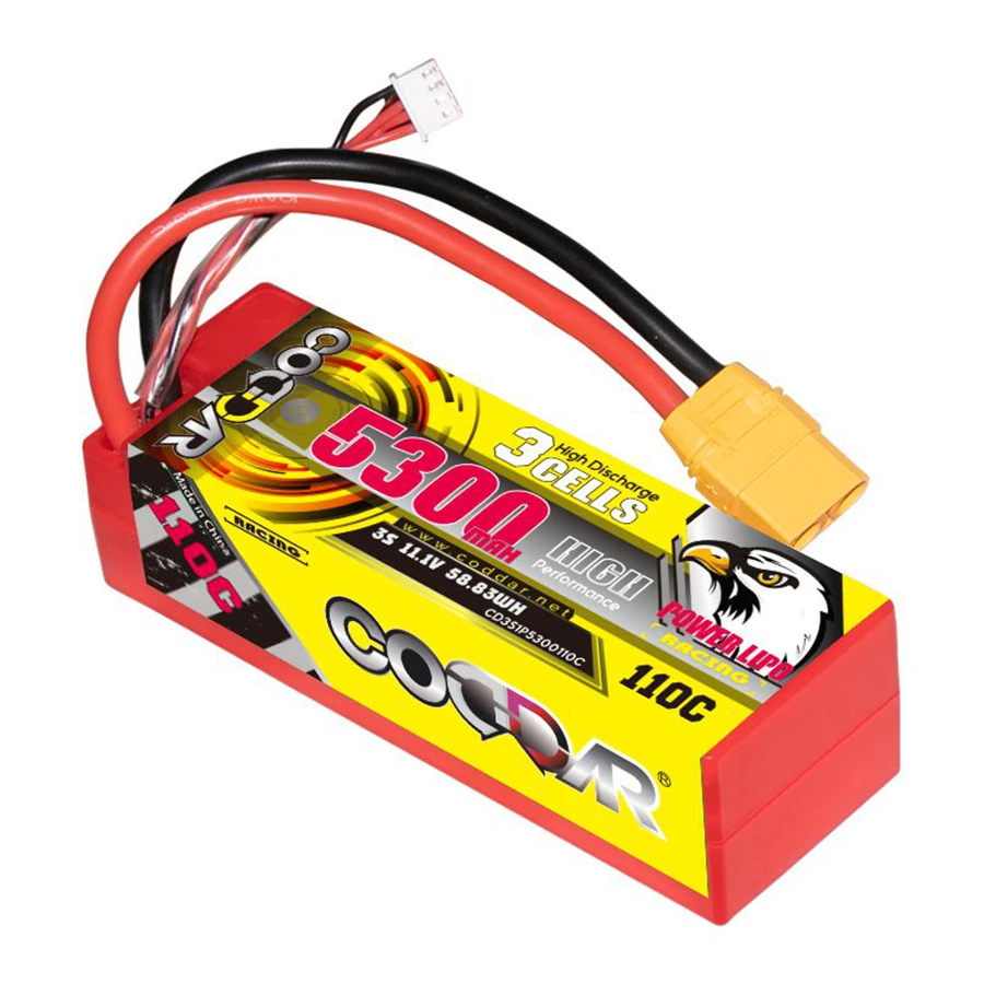 CD4S1P7000110C 7000MAH 4S 14.8V 110C 1:8 Off-road RC Remote Control Four-wheel Drive Model Rechargeable Lithium Battery Pack
CD4S1P7000110C 7000MAH 4S 14.8V 110C 1:8 Off-road RC Remote Control Four-wheel Drive Model Rechargeable Lithium Battery Pack