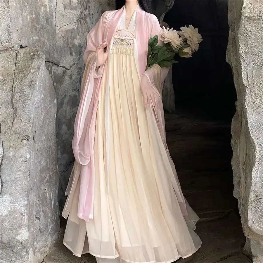 Hanfu Woman Set Chinese Traditional Clothing Cosplay Tang Costumes Summer Thin Stage Fashion Party Fairy Dress Women Suit
Hanfu Woman Set Chinese Traditional Clothing Cosplay Tang Costumes Summer Thin Stage Fashion Party Fairy Dress Women Suit