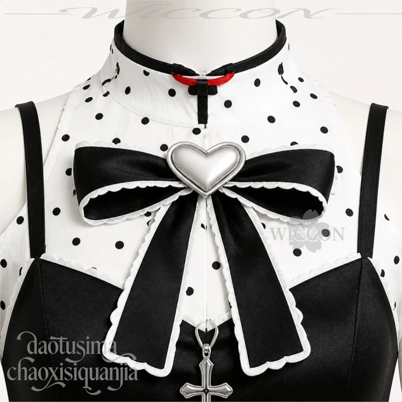 Game Neverness To Everness Cosplay Lacrimosa Piano Key Sonatina New Outfit Kawaii Black White Polka Dot Top Jirai Kei Dress Cos
Game Neverness To Everness Cosplay Lacrimosa Piano Key Sonatina New Outfit Kawaii Black White Polka Dot Top Jirai Kei Dress Cos