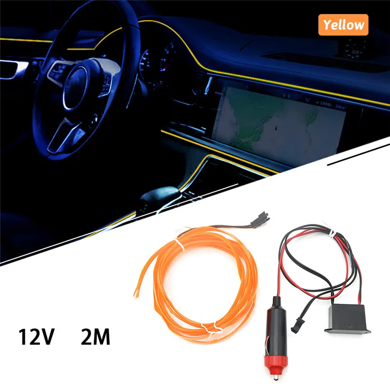 White LED Auto Car Interior Decor Atmosphere Wire Strip Light Lamp For E46 F10 F30 E60 E39 Polo XC60 XC90 Jetta Accessories 12V
White LED Auto Car Interior Decor Atmosphere Wire Strip Light Lamp For E46 F10 F30 E60 E39 Polo XC60 XC90 Jetta Accessories 12V