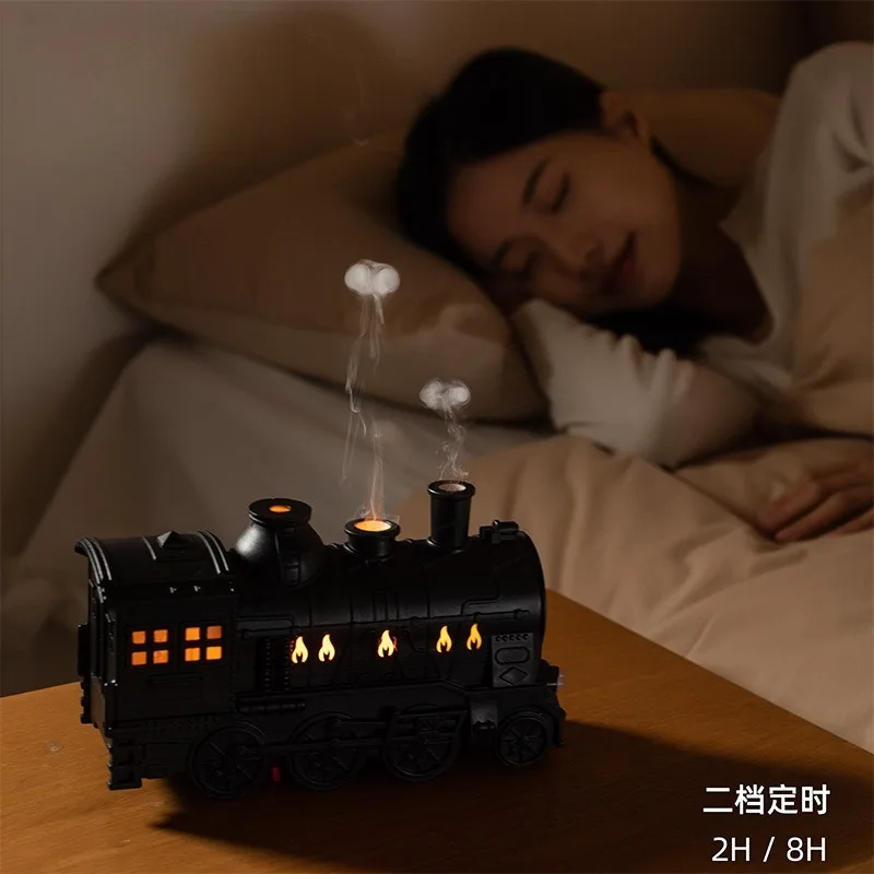 Remote Control Train Shape Essential Oil Aroma Diffuser, Ring‑Blowing Humidifier with Color Lights for Home Bedroom Living Room
Remote Control Train Shape Essential Oil Aroma Diffuser, Ring‑Blowing Humidifier with Color Lights for Home Bedroom Living Room