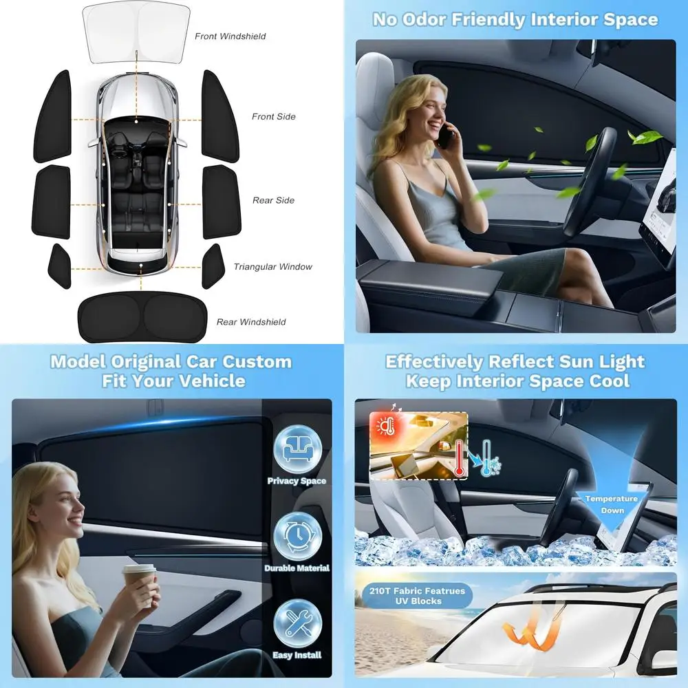 Ford Explorer 2020-2026 УФ-блокирующие оконные шторы, полный комплект для кемпинга и защиты от солнца
Ford Explorer 2020-2026 УФ-блокирующие оконные шторы, полный комплект для кемпинга и защиты от солнца